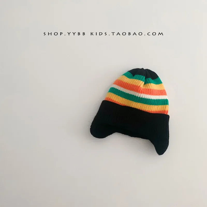 Cozy Bear Knit Baby Hat