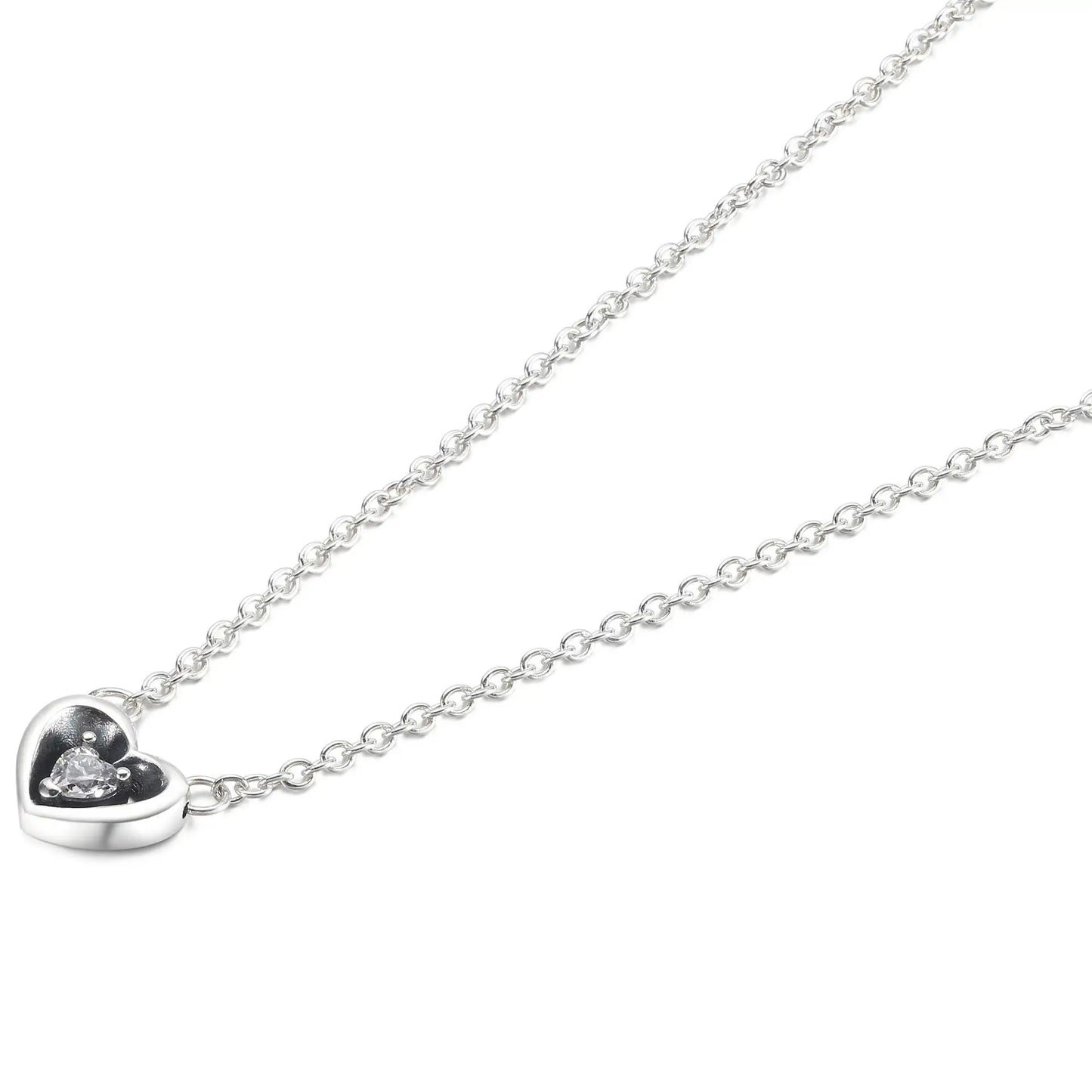 Sterling Silver Moon Bead Pendant