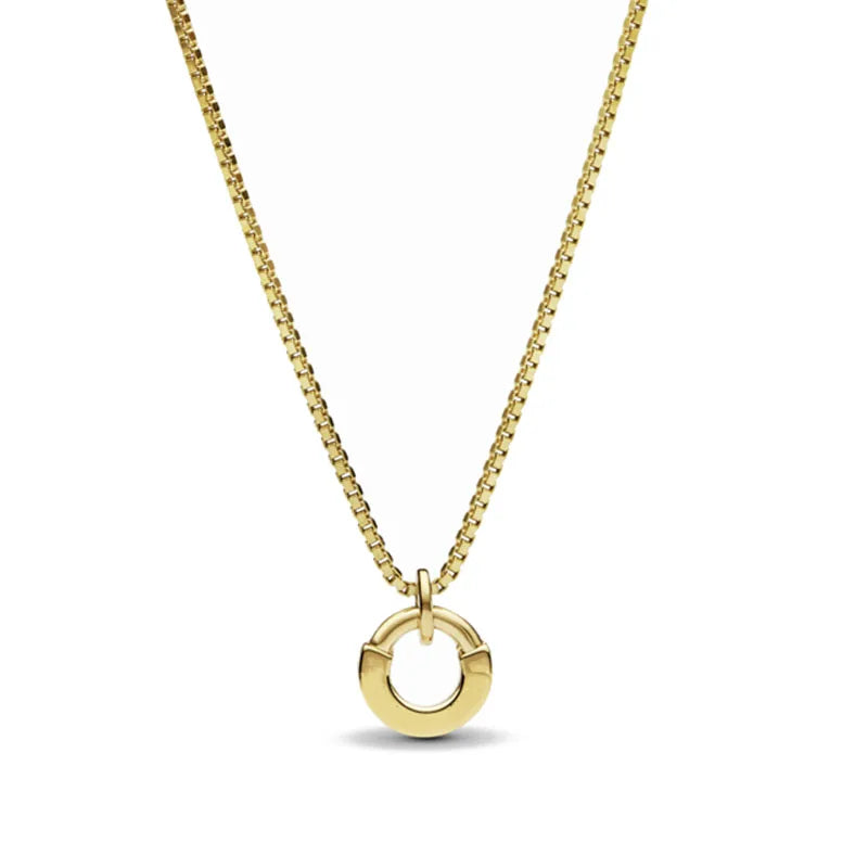 Sterling Silver Moon Bead Pendant