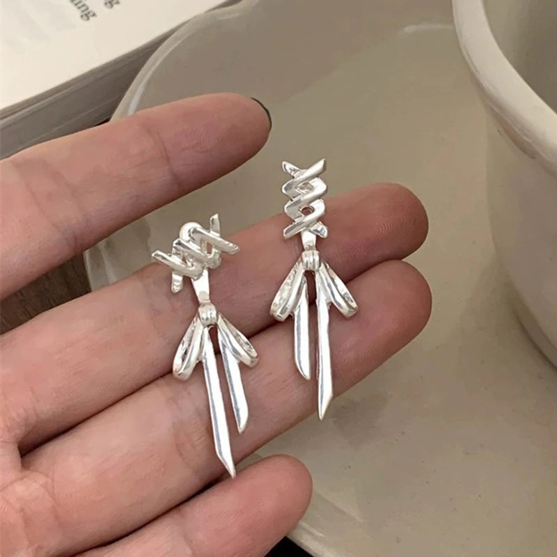 Kpop Ribbon Aesthetic Earring