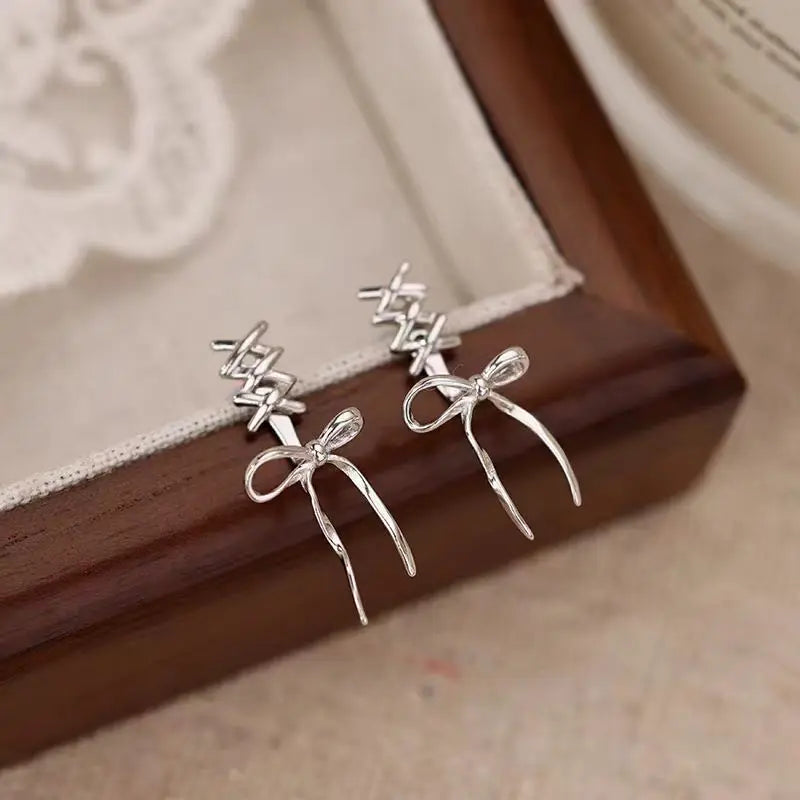 Kpop Ribbon Aesthetic Earring
