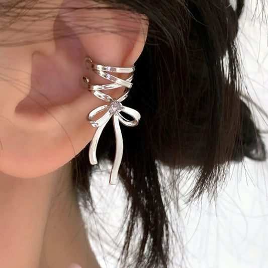Kpop Ribbon Aesthetic Earring