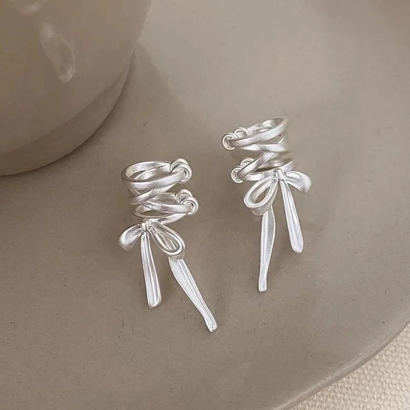 Kpop Ribbon Aesthetic Earring