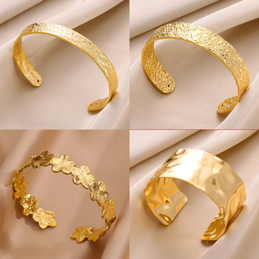 Luxury Vintage Gold Cuff