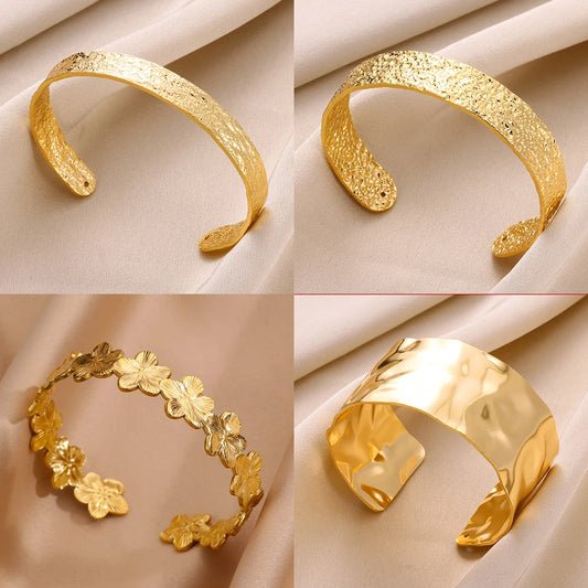 Luxury Vintage Gold Cuff