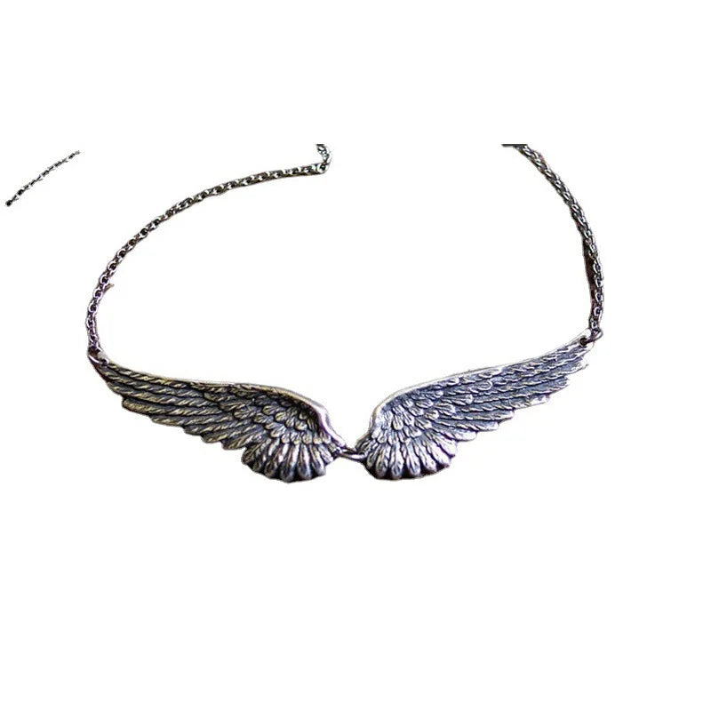 Vintage Angel Wings Choker