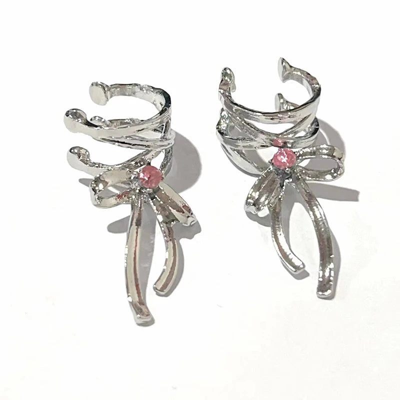 Kpop Ribbon Aesthetic Earring