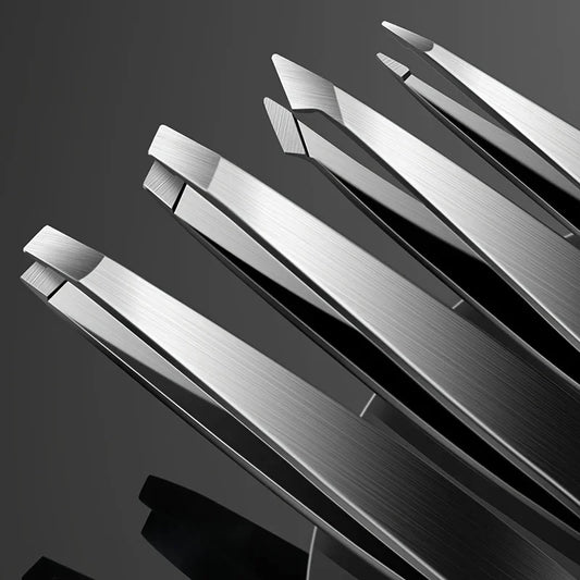 4pcs Professional Tweezer Set