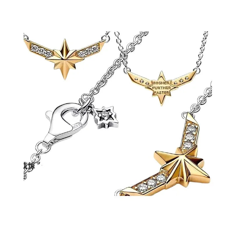 Sterling Silver Moon Bead Pendant
