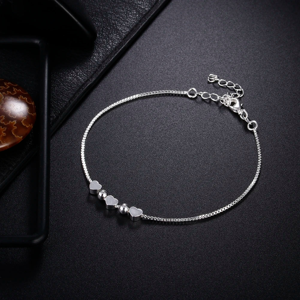Unisex Twisted Rope Silver Bracelet
