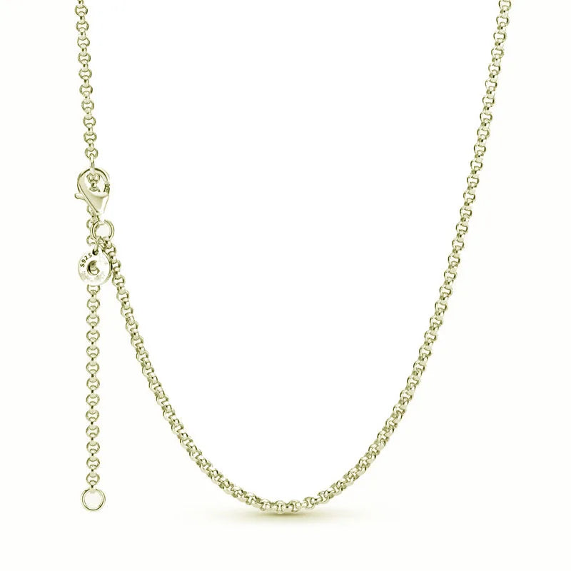 Sterling Silver Moon Bead Pendant